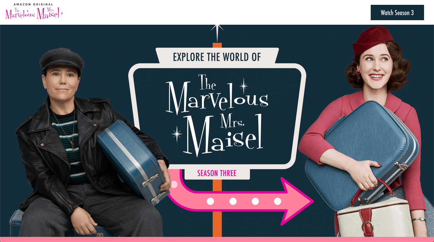 the marvelous mrs. maisel website color schemes examples