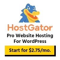 create a pro website recommends hostgator